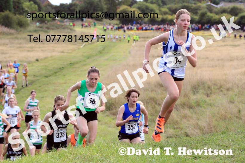 Girls under-15s, 2022 Start Fitness NEHL, Wrekenton. Photo: David T. Hewitson/Sports for All Pics